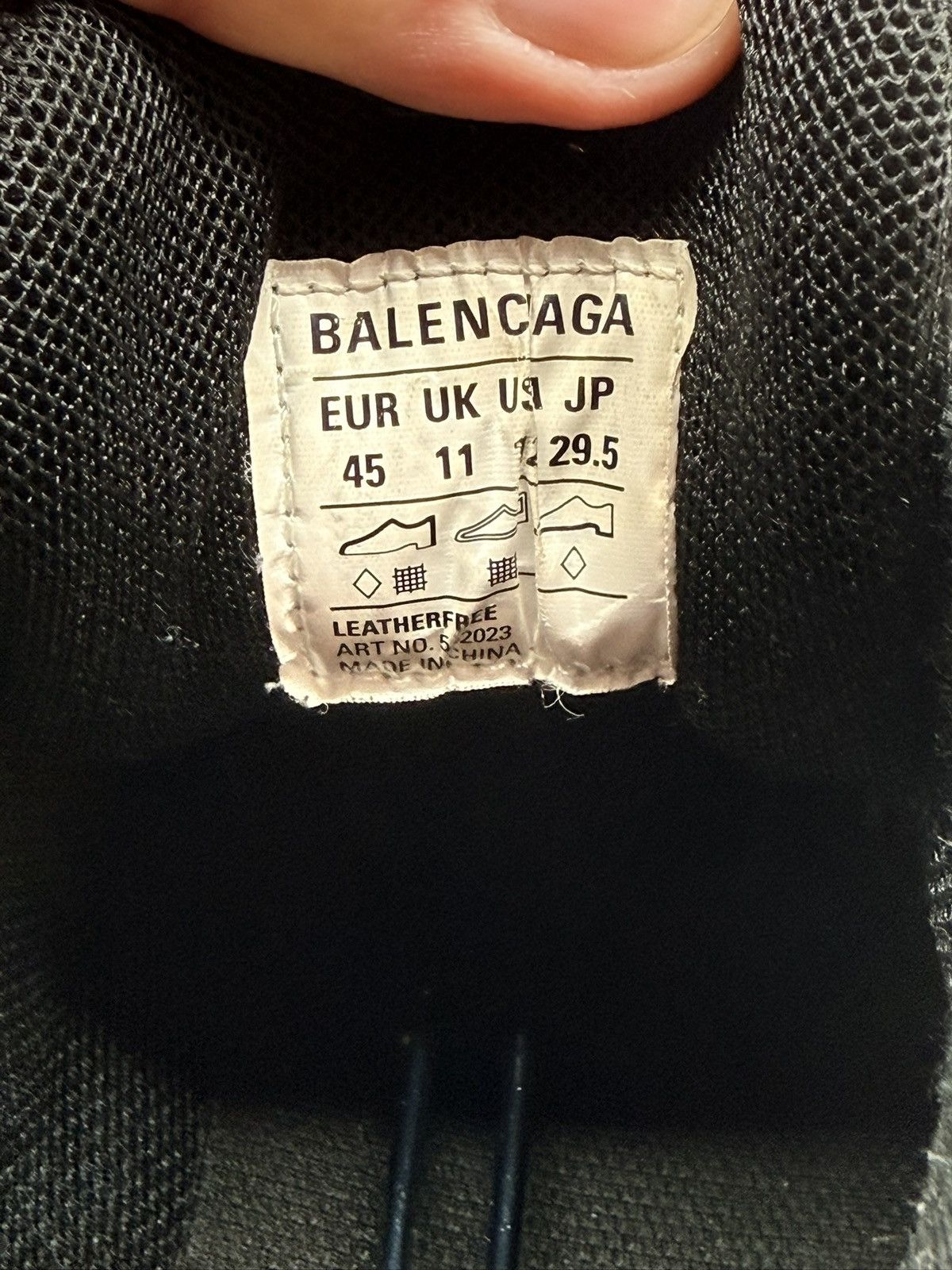 Balenciaga Size 12 - Balenciaga Track Triple Black Size US 12 / EU 45 - 7 Thumbnail