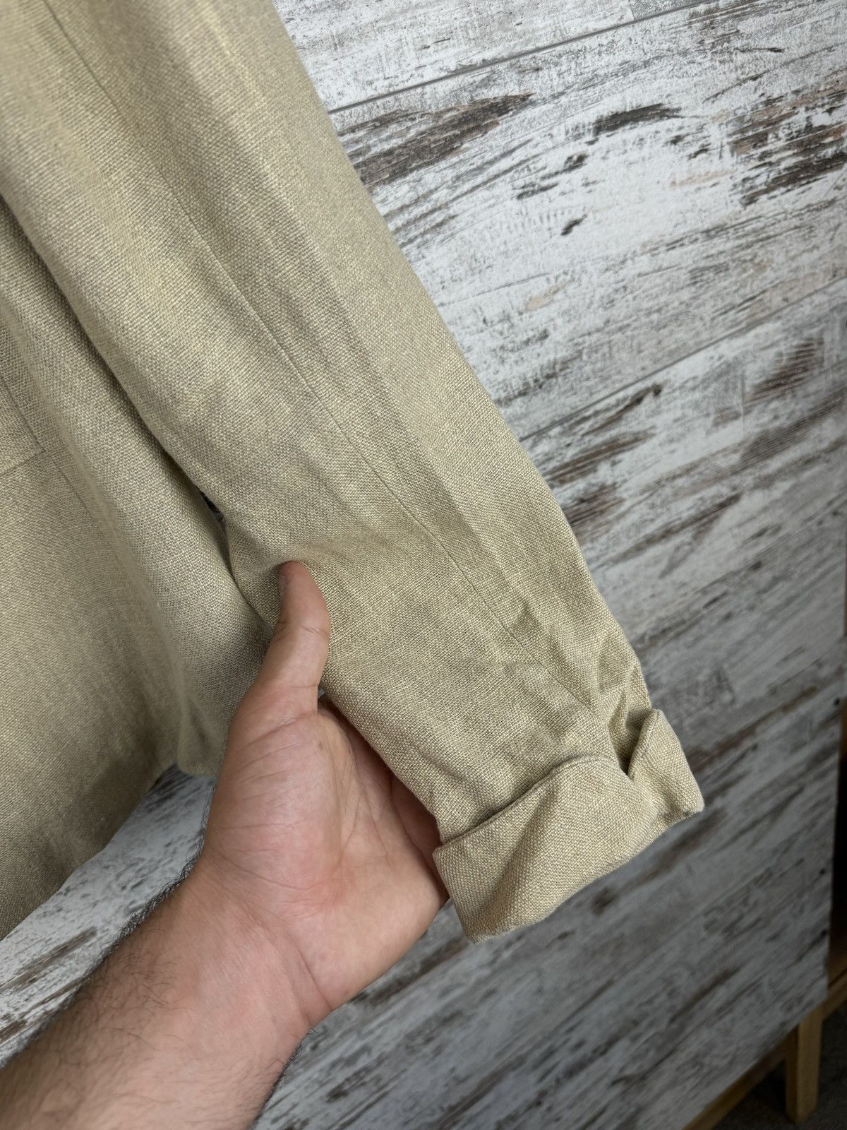 Polo Ralph Lauren × Vintage Women’s Vintage Polo Ralph Lauren linen blazer line size 8 S Size S / US 4 / IT 40 - 15 Thumbnail