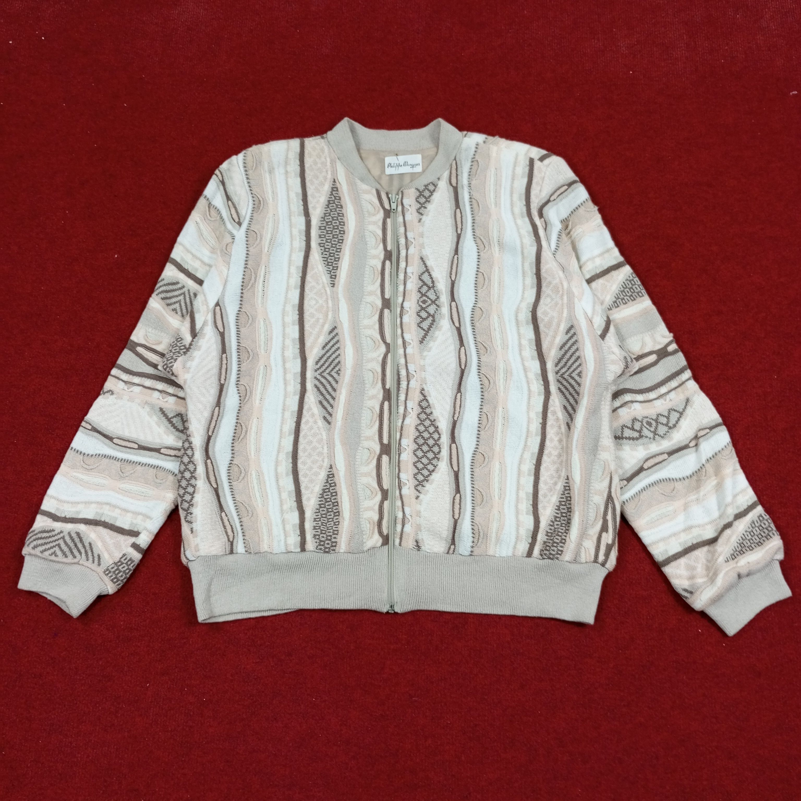 Coogi × Vintage Philippe Marques Coogi Fashion Style Sweater Jacket Size US L / EU 52-54 / 3 - 1 Thumbnail