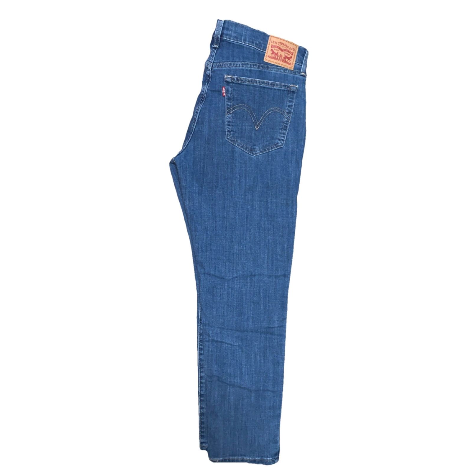 Levi's Levi’s Boyfriend Slim Fit Womens Jeans Size 29 Blue 27in Inseam Mid Rise Cotton Denim Zip Size 30" / US 8 / IT 44 - 7 Thumbnail