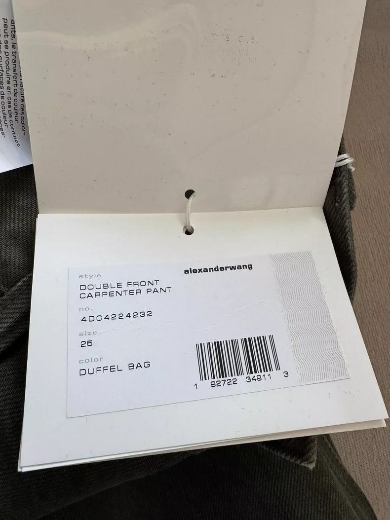 Alexander Wang Alexander Wang Denim Cargo Pants- Size 25" / US 0 / IT 36 - 4 Thumbnail