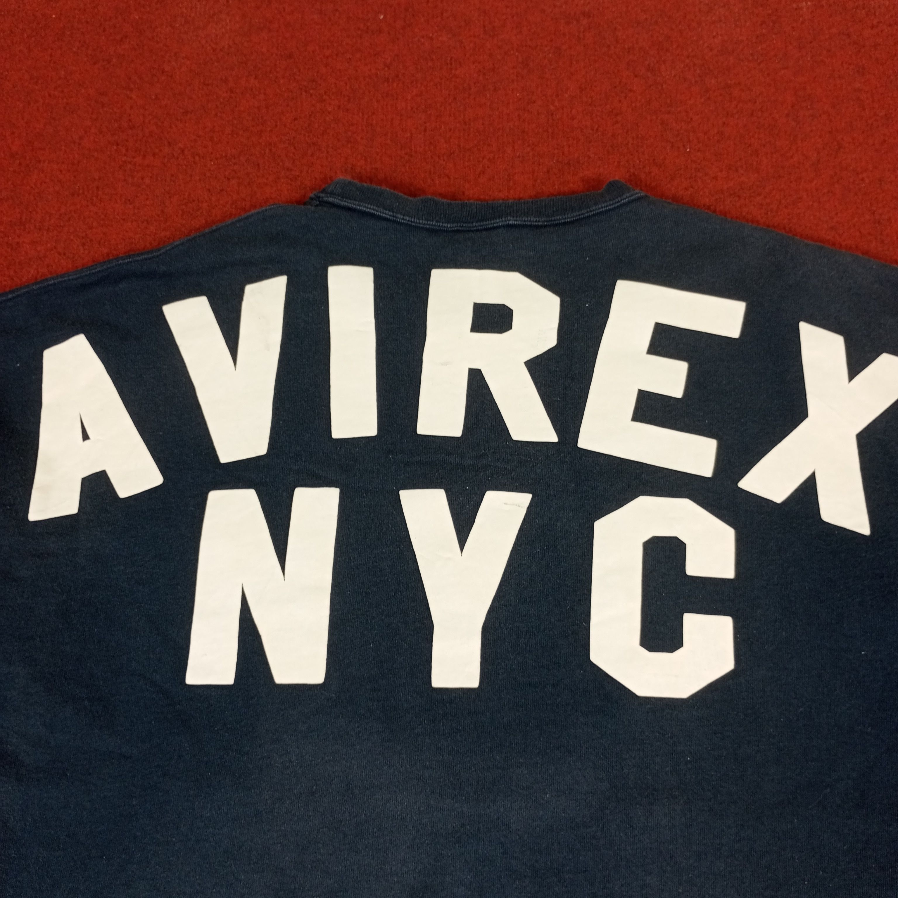 Avirex × Vintage Avirex NYC Spellout Design Streetwear Style Sweatshirt Size US L / EU 52-54 / 3 - 2 Thumbnail