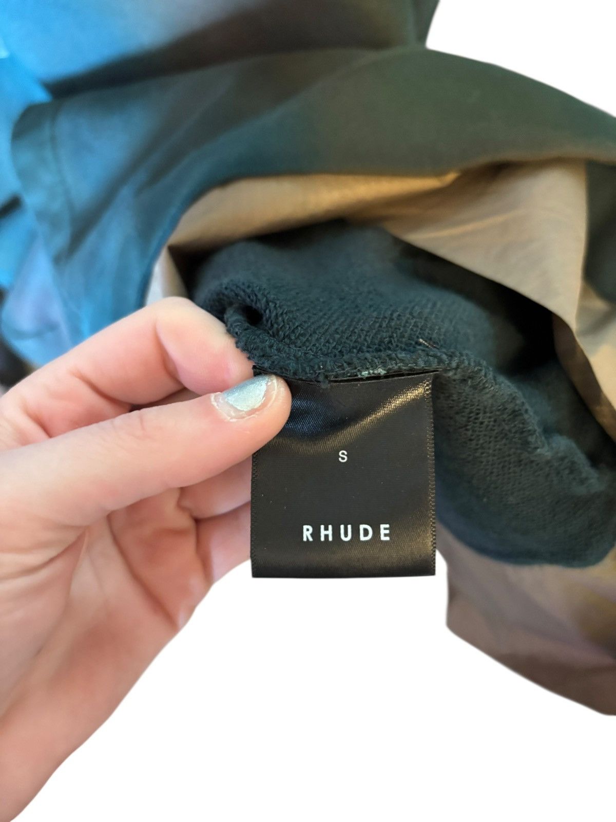 Rhude NWT *RARE* Rhude Oversized Green Tie-Dye Layered Hoodie Size US S / EU 44-46 / 1 - 8 Thumbnail