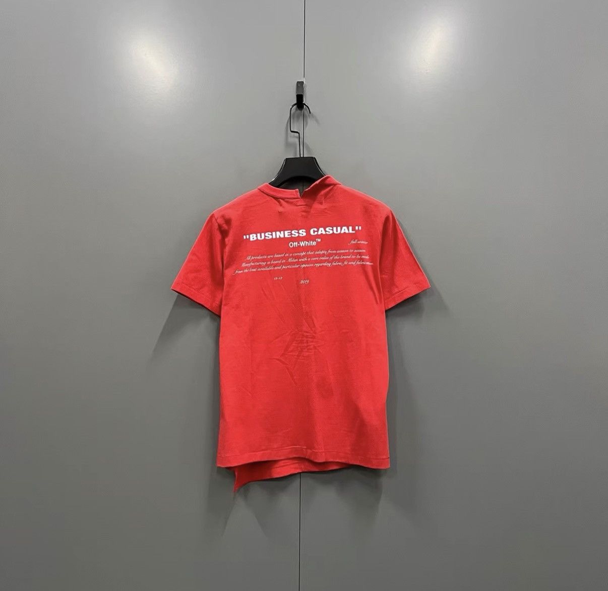 Off-White OFF-WHITE OW Red Portrait Print Short Sleeve J41 Size US S / EU 44-46 / 1 - 2 Thumbnail