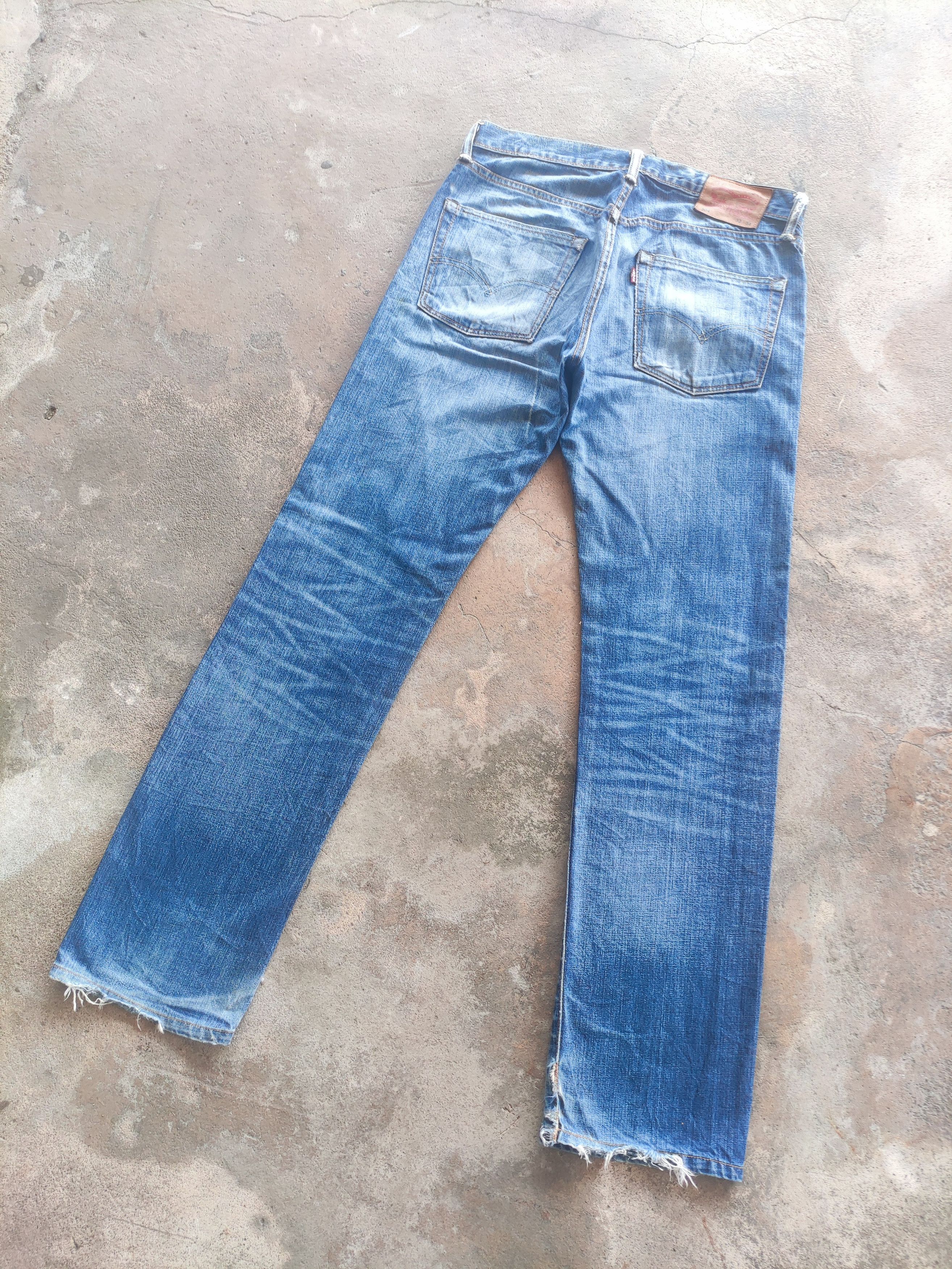 Jean × Levi's × Vintage W34 Vintage Levi's 502 Jeans Distressed Denim Faded Pants Size US 34 / EU 50 - 8 Thumbnail