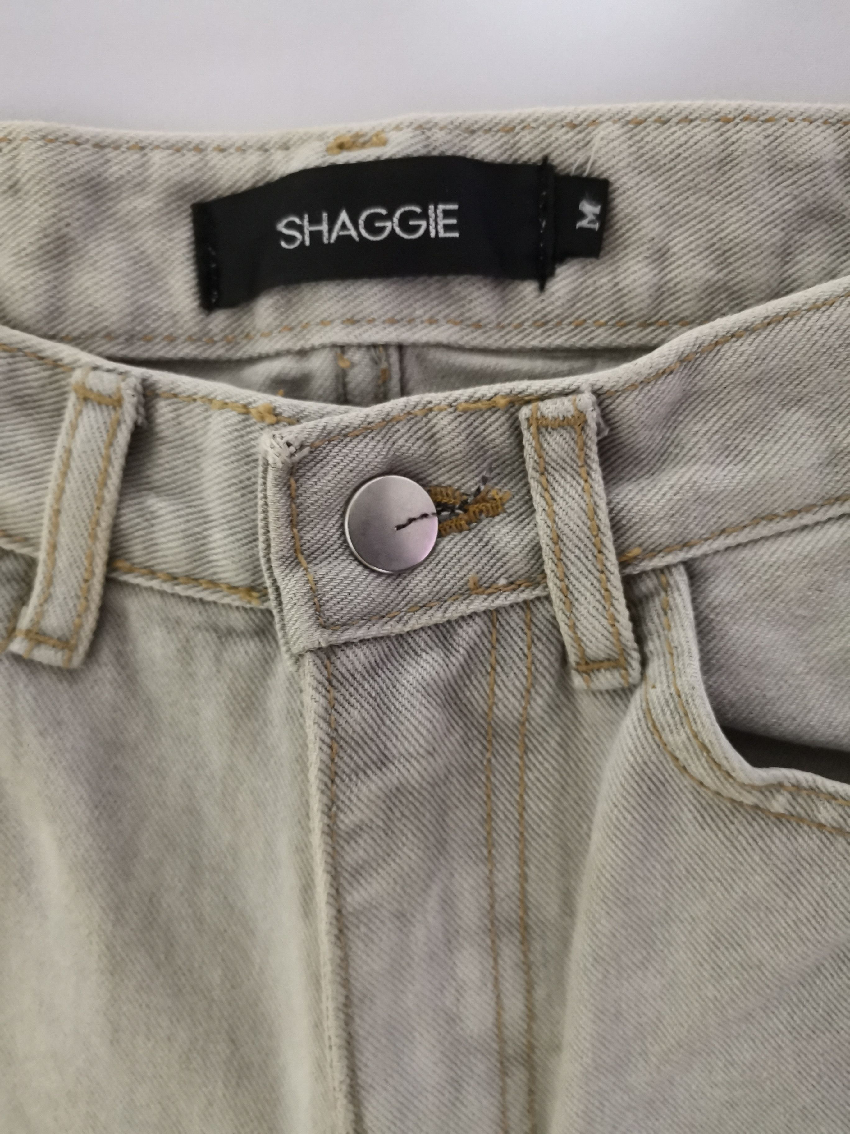 Japanese Brand × Jean × Vintage Flare jeans Japan Shaggie Baggy High Rise Size US 27 - 3 Thumbnail