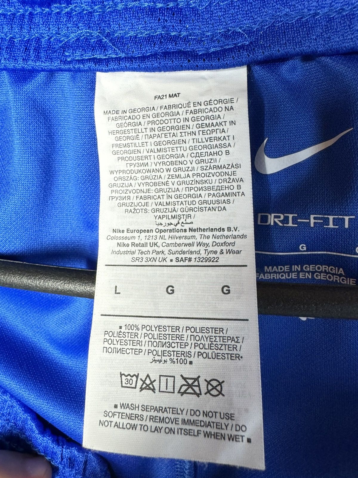 Chelsea Soccer Chelsea 2021 2022 Home Football Soccer Shorts Nike Size US 34 / EU 50 - 8 Thumbnail