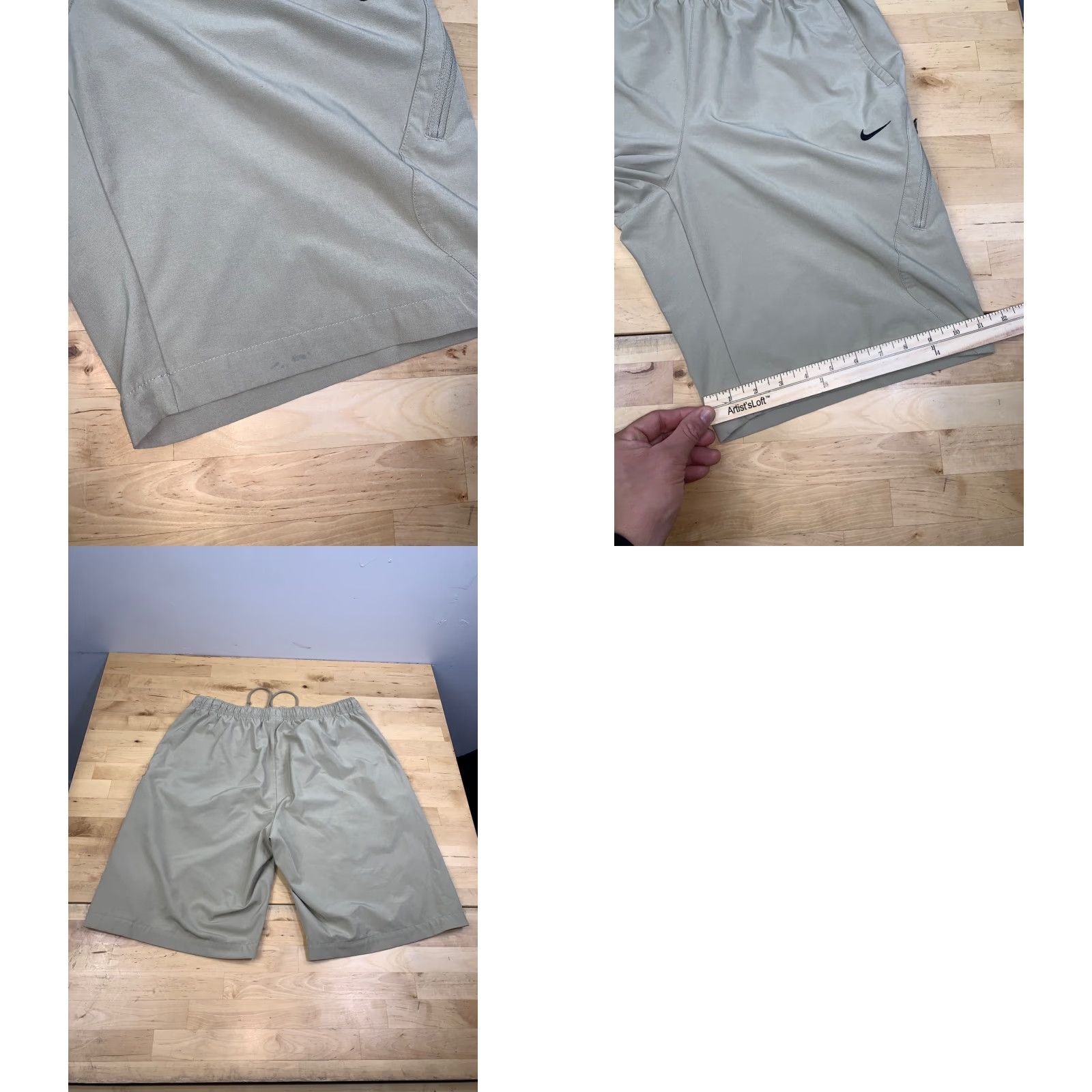 Nike **Nike Mens M Beige Gym Shorts Drawstring Activewear Training** User: **Nike Mens M Beige Drawstring Gym Shorts Activewear Training** Size US 31 - 8 Thumbnail