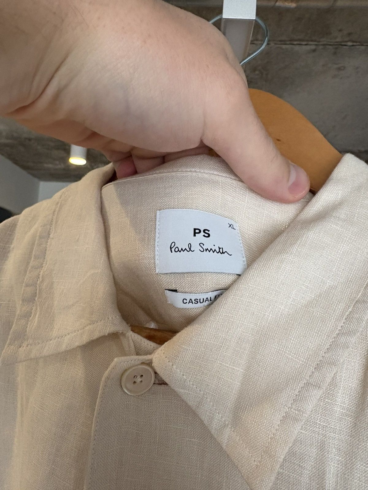 Paul Smith Paul Smith Tan/Beige Short Sleeve Pocket Shirt Size US XL / EU 56 / 4 - 3 Thumbnail