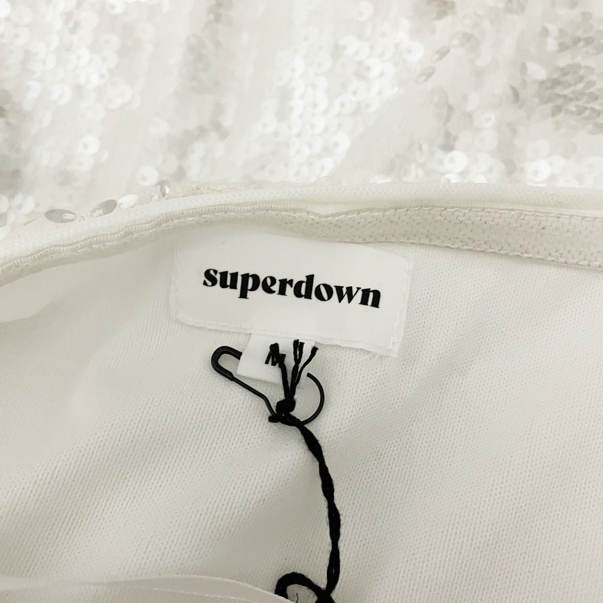 superdown NEW Superdown Jane Asymmetrical Sequin Size M / US 6-8 / IT 42-44 - 2 Thumbnail
