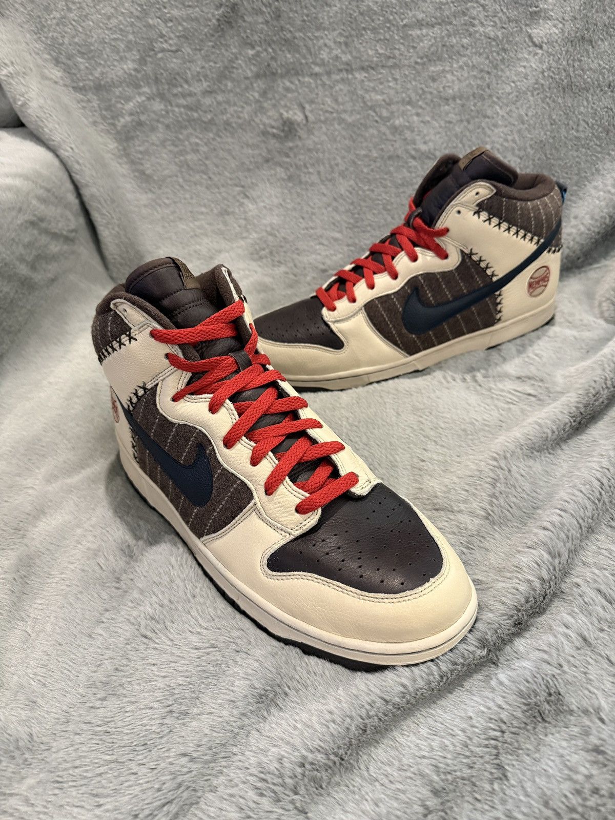 Nike Nike Dunk High PRM ‘Memphis Red Sox Untold Truth 2006 13M DS Size US 13 / EU 46 - 7 Thumbnail
