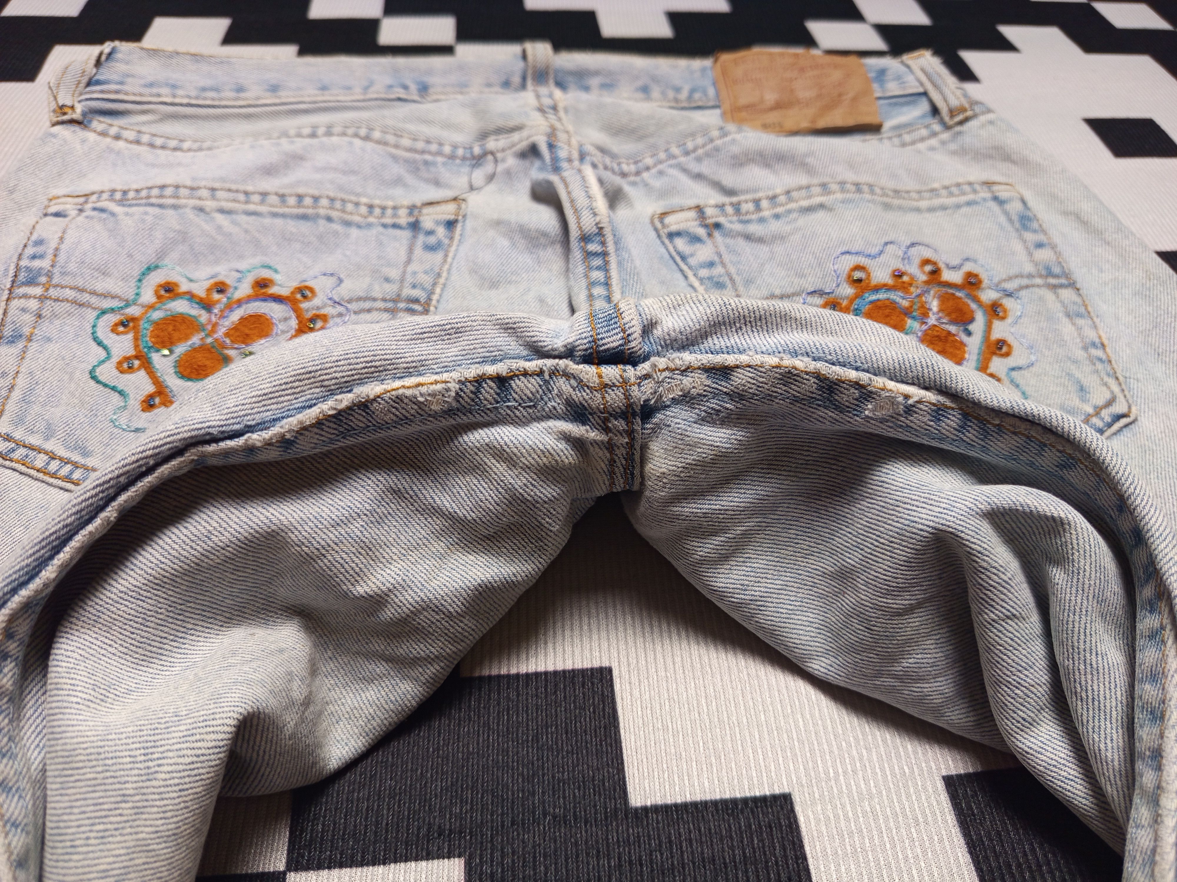 Hysteric Glamour × If Six Was Nine × Japanese Brand Vintage Levis 501 Custom Embroider Size US 32 / EU 48 - 14 Thumbnail