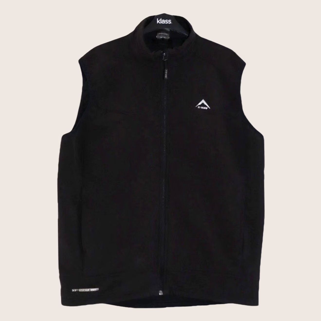 K-Way K-Way Caldo Softshell Bodywarmer Jacket Mens L Black True Caldo Soft Shell 2 Eco Used Size US L / EU 52-54 / 3 - 1 Thumbnail