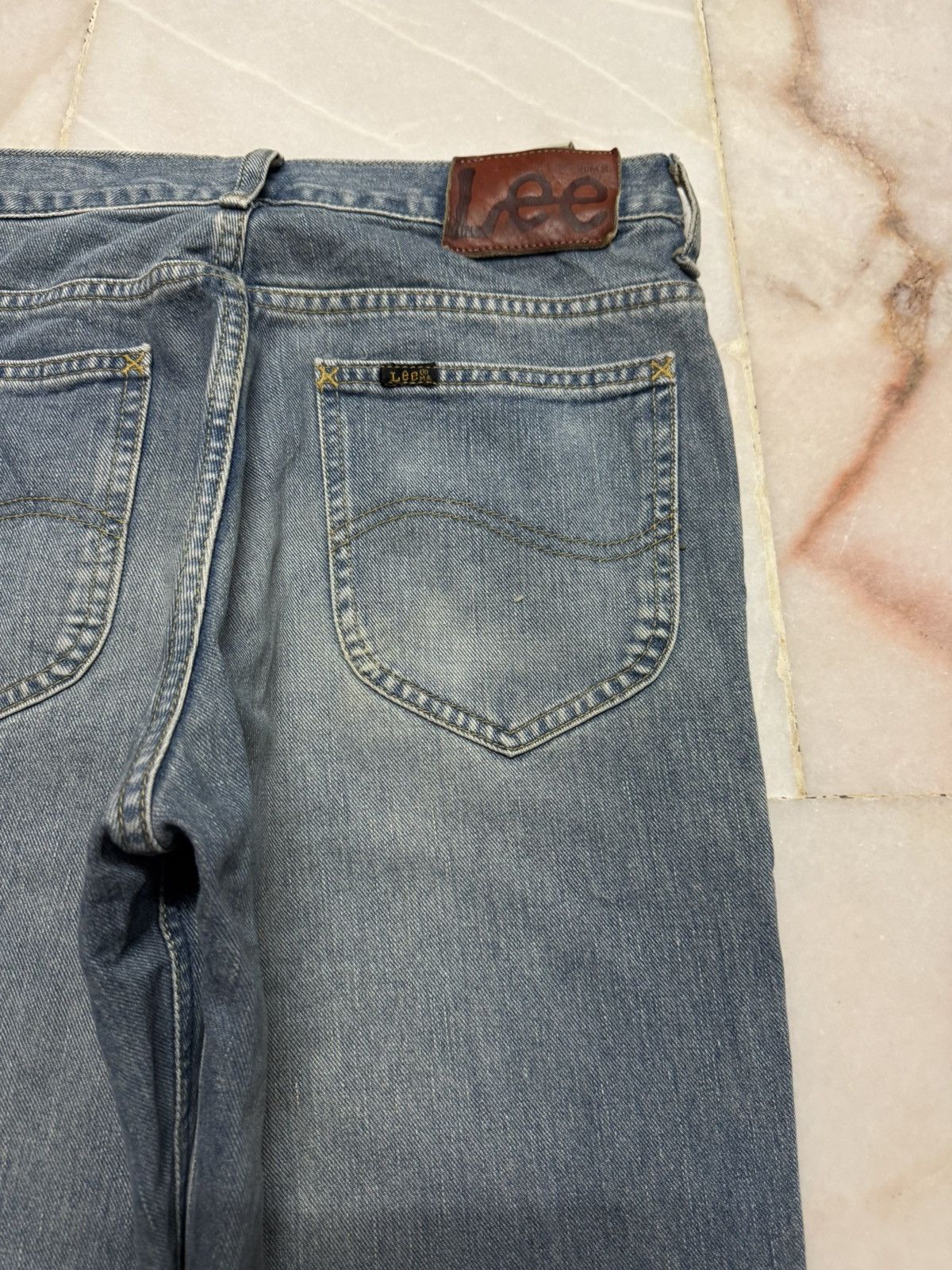 Lee 💥BAGGY💥90's LEE MUD WASHED HEAVYWEIGHT DENIM INSANE STYLE Size US 28 / EU 44 - 21 Thumbnail