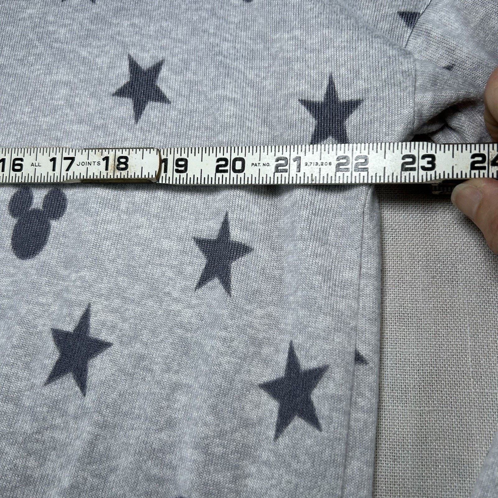 Disney Disney Long Sleeve Fleece Pajama Set Large Gray Cozy Warm Size ONE SIZE - 6 Thumbnail