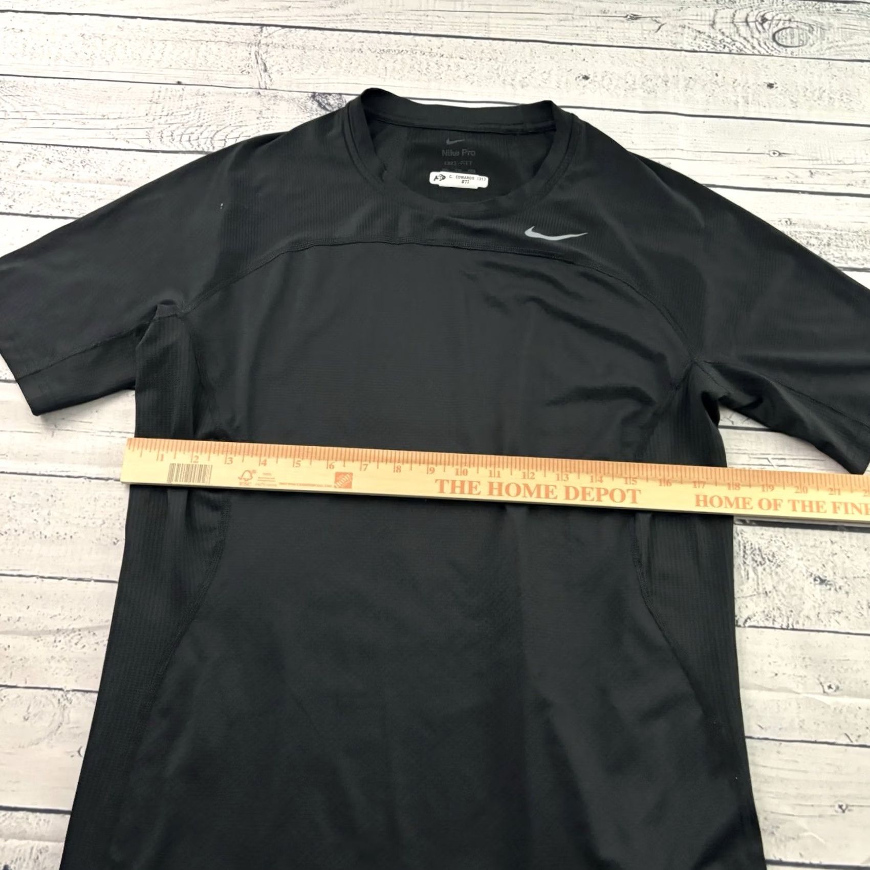 Nike Nike Pro Short Sleeve CU Buffs Team Issued Compression Shirt Men's XXL Black Size US XXL / EU 58 / 5 - 5 Thumbnail