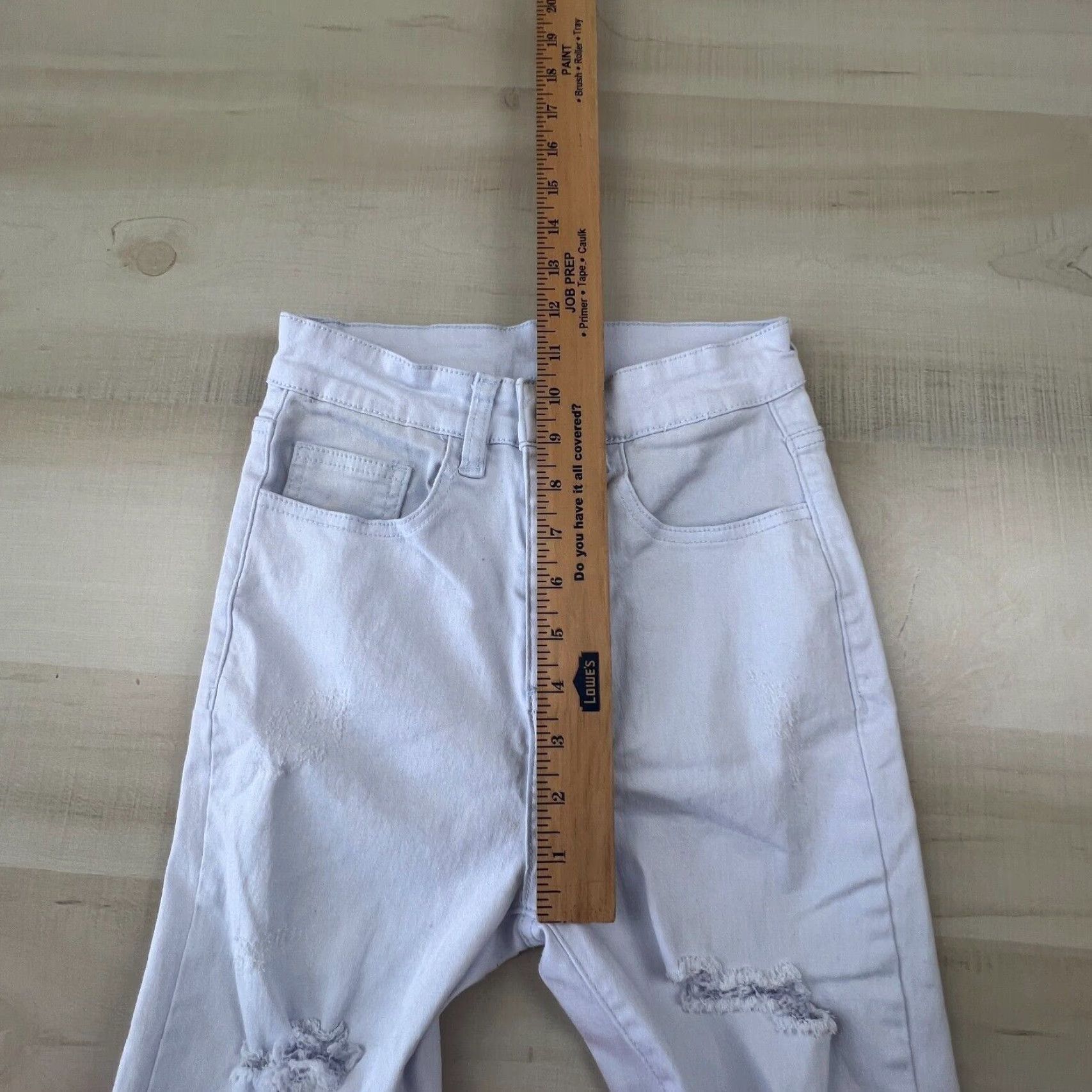 Shein SheIn Womens High Waist Skinny Jeans XS Blue Stretch Denim Size 26" / US 2 / IT 38 - 6 Thumbnail