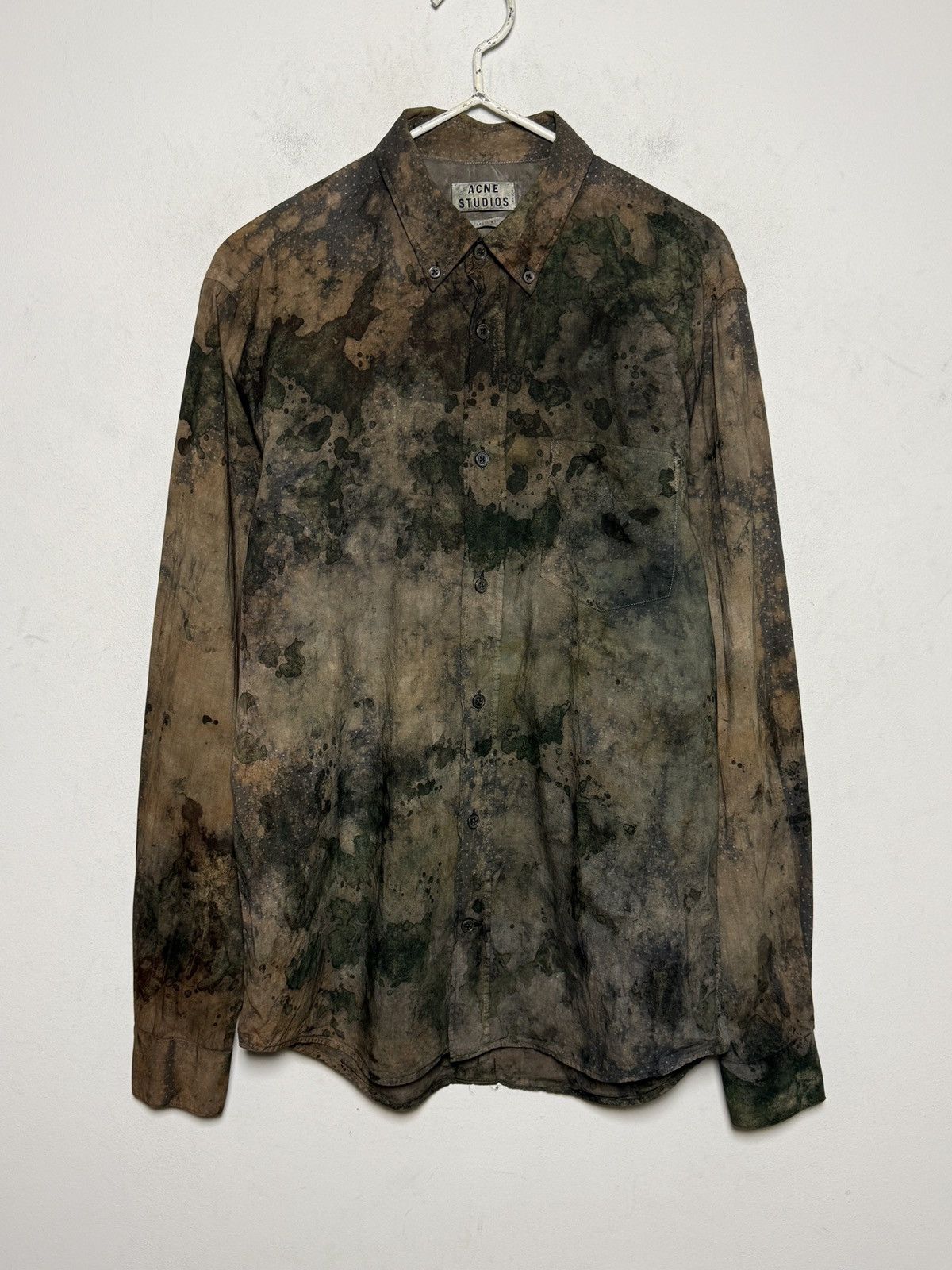 Acne Studios acne 1of1 dyed painters shirt Size US M / EU 48-50 / 2 - 1 Thumbnail