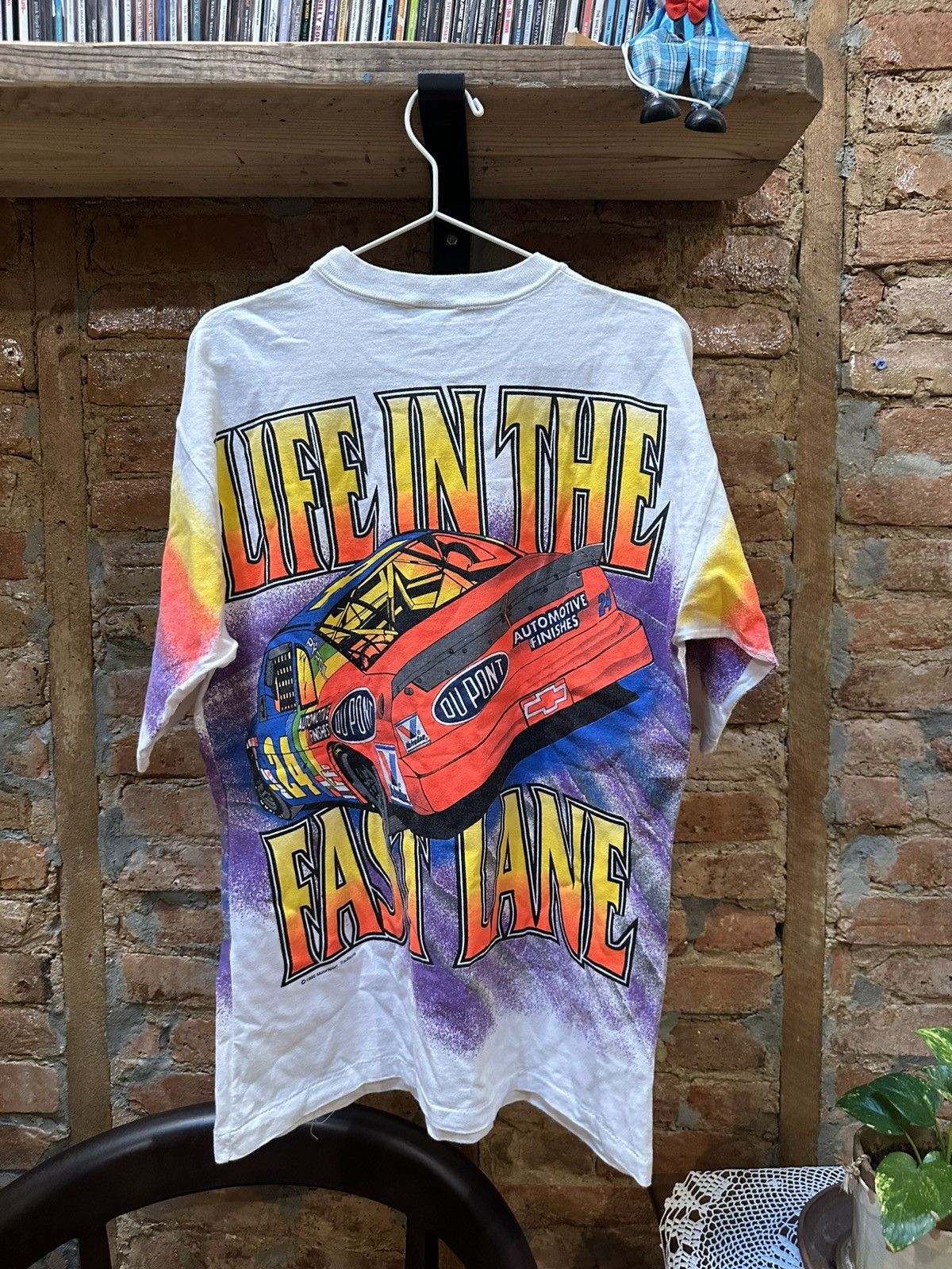 NASCAR 1995 Jeff Gordon NASCAR Vintage T shirt Size US M / EU 48-50 / 2 - 2 Thumbnail