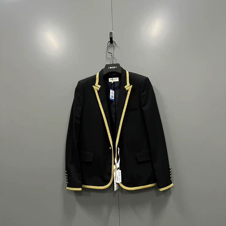 Yves Saint Laurent saint Laurent Palace suit embroidered with gold thread suit Size XS / US 0-2 / IT 36-38 - 1 Thumbnail