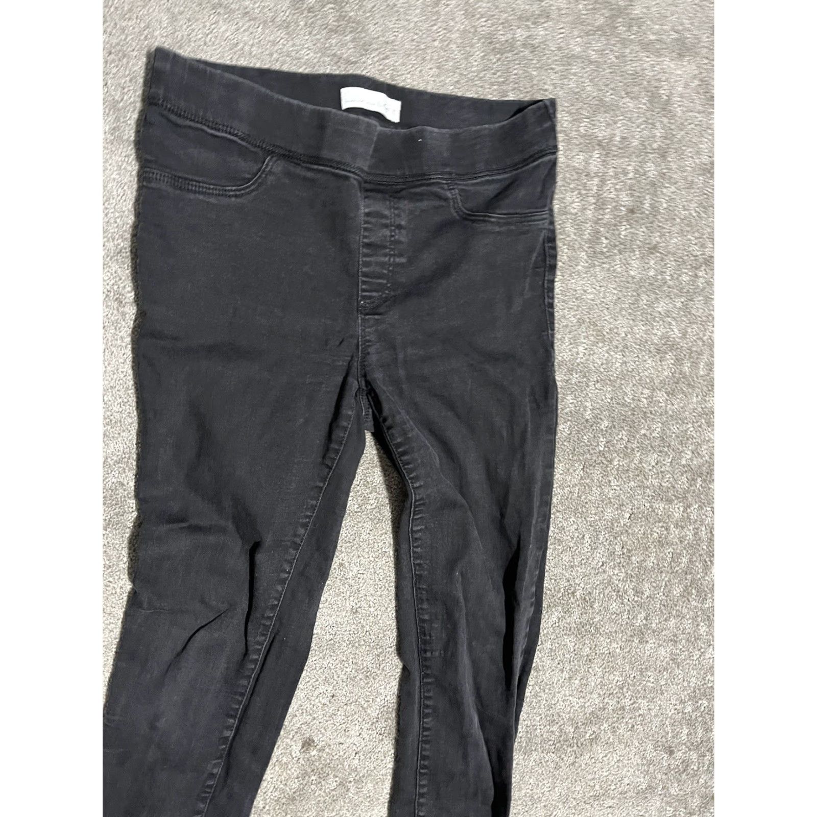 Loft VINTAGE LOFT PANTS Skinny Dress Pants Black 4 Regular Pull-On Women Size 4 Adult Womens Size 27" / US 4 / IT 40 - 2 Thumbnail