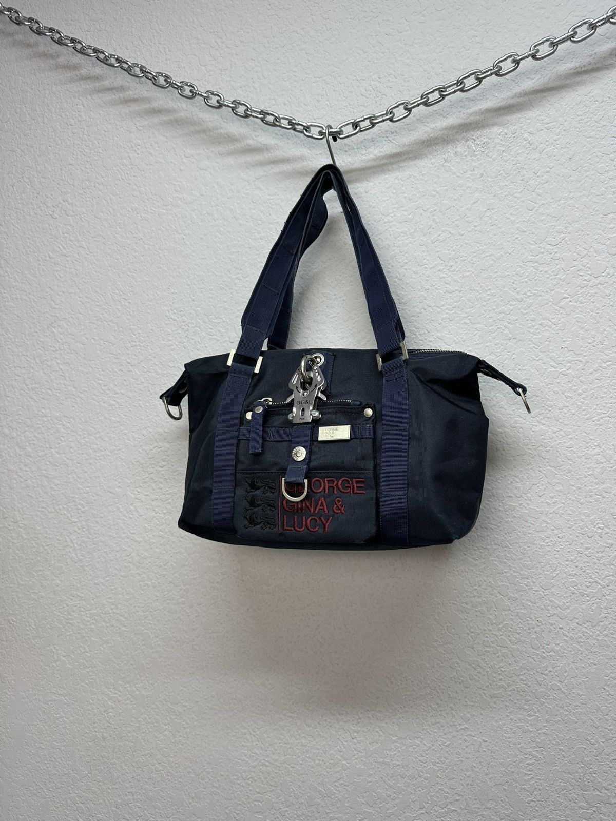Japanese Brand Vintage GGL Bag Nylon George Gina & Lucy Rare Avant Garde Size ONE SIZE - 5 Thumbnail