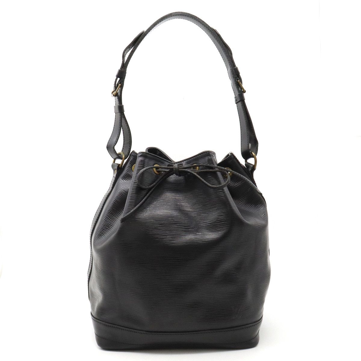 Louis Vuitton Epi Noe Shoulder Bag Shawl Leather Noir Black