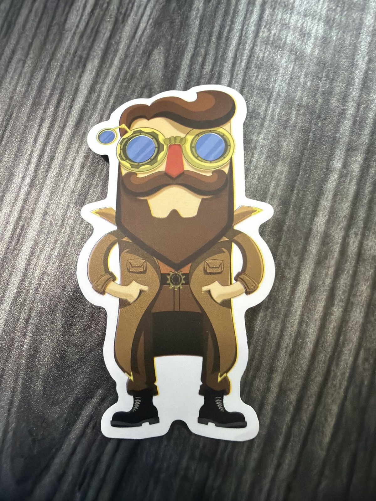 Hypebeast Cartoon Steampunk Character Sticker Size ONE SIZE - 1 Thumbnail