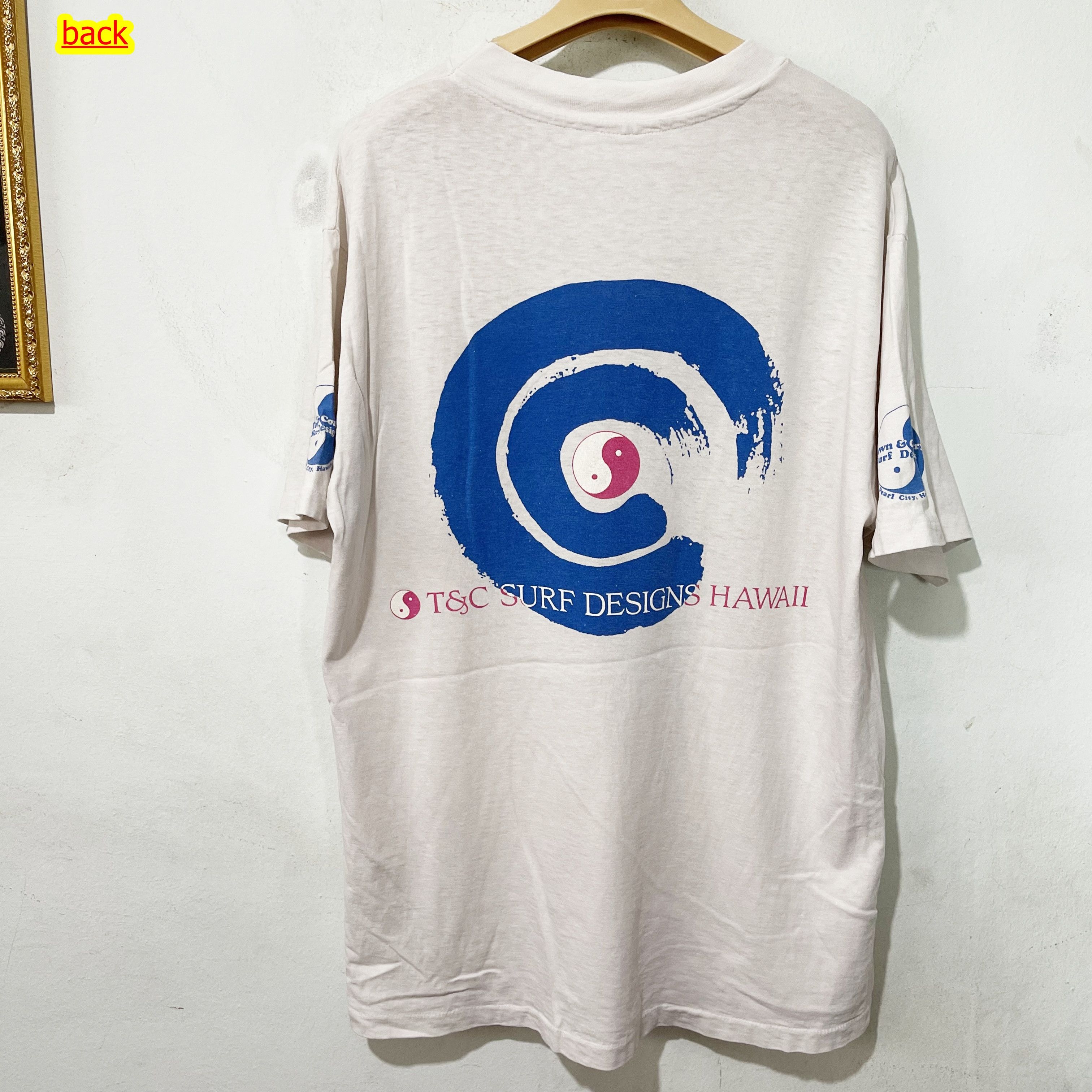 Vintage Vintage 80s T&C Surf Designs Hawaii Shirt Size US L / EU 52-54 / 3 - 1 Thumbnail