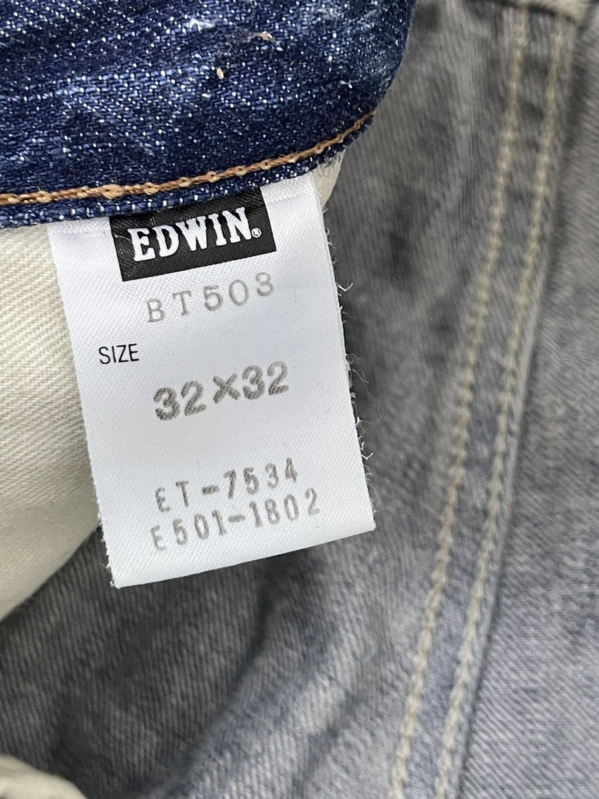 Edwin Distress Jeans Edwin 503 Faded Paint Splash Regular 7🟦5 Size US 34 / EU 50 - 21 Thumbnail