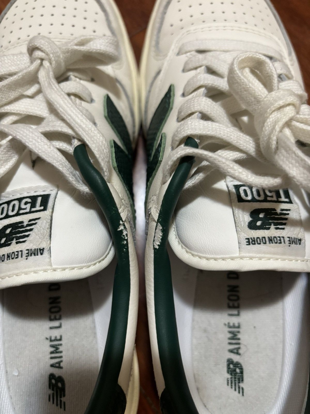 Aime Leon Dore x New Balance T500 White Green