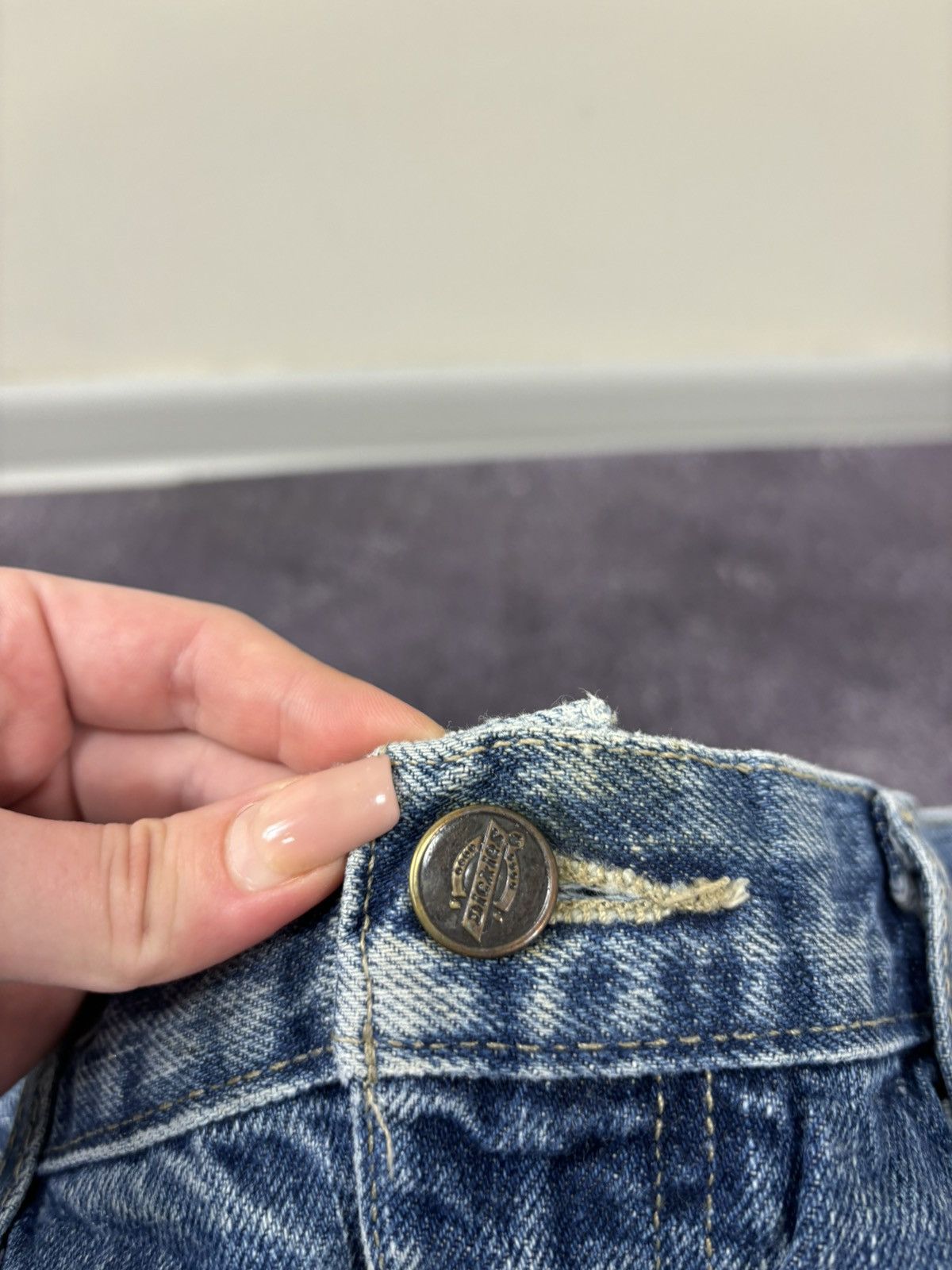 Dickies Vintage Dickies Faded Blue Denim Work Hype Baggy Jeans Size US 36 / EU 52 - 14 Thumbnail