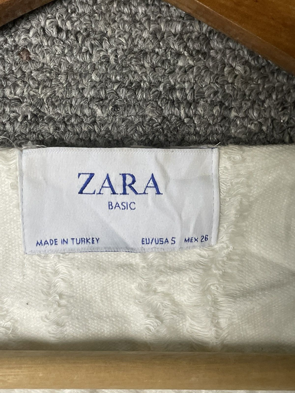 Vintage × Zara Zara Frayed Oversized Button Coat (56) Size US S / EU 44-46 / 1 - 5 Thumbnail