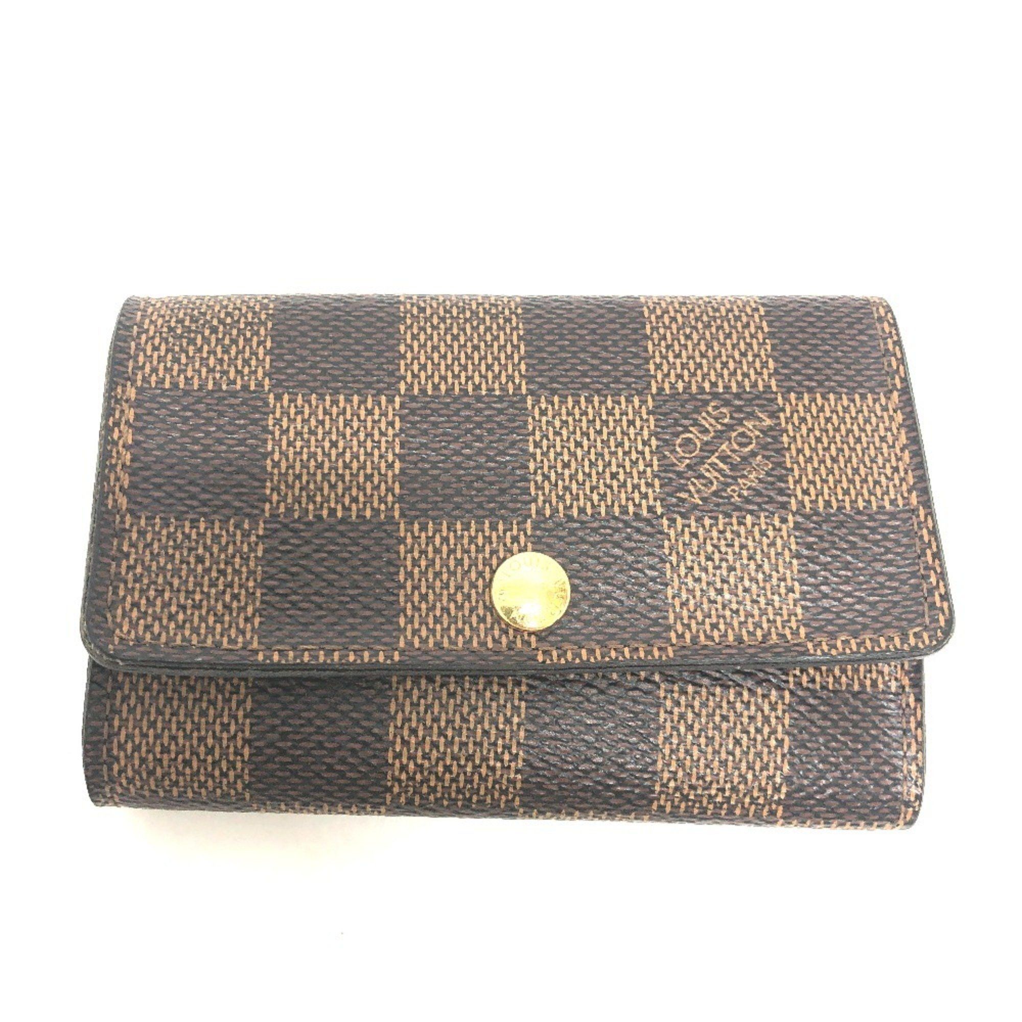 Louis Vuitton LOUIS VUITTON N62630 Multicle 6 6-key case, small item, key Damier canvas, men's, women's, ebene, brown Size ONE SIZE - 1 Thumbnail