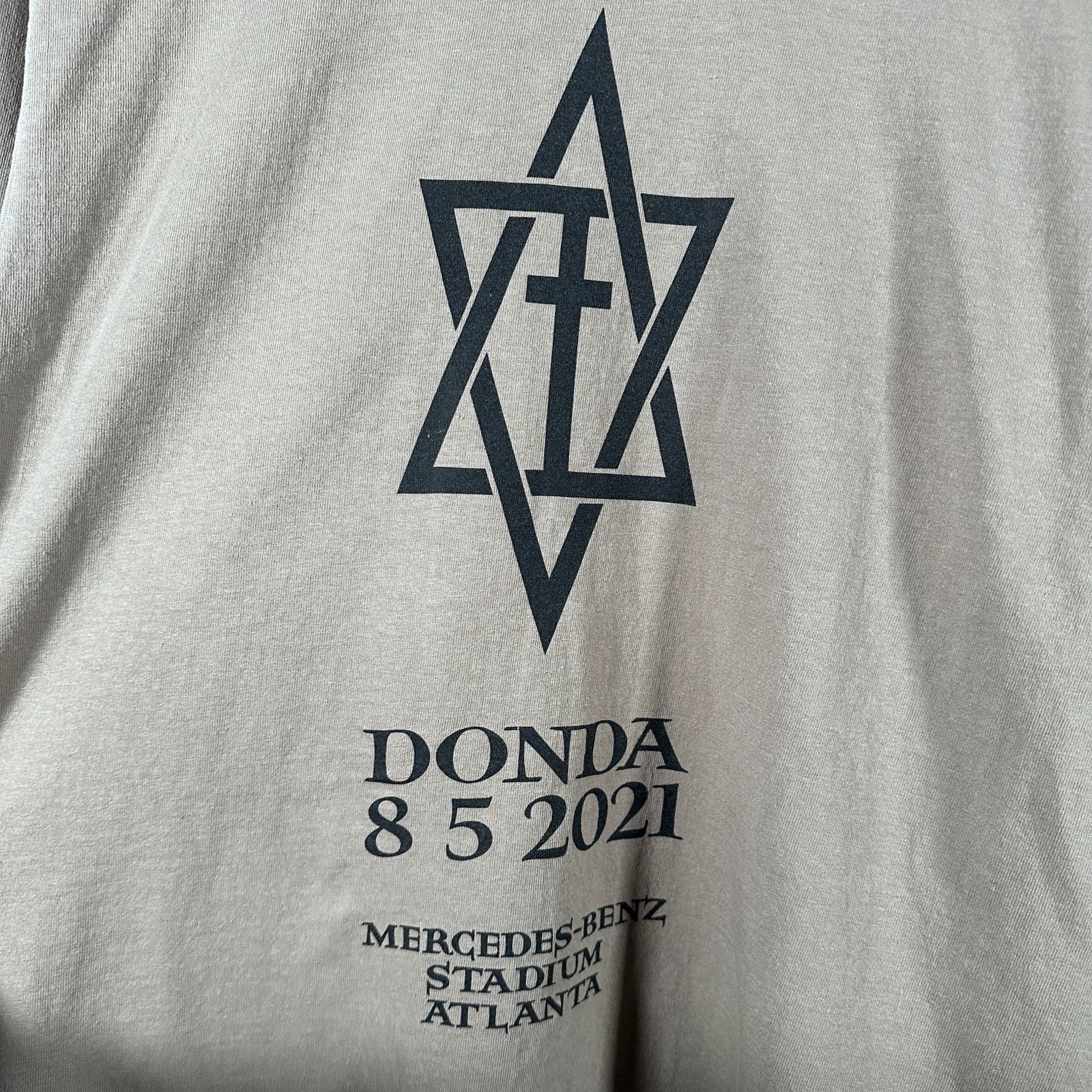 Kanye West Sample Donda Listening Party 2 Tan Longsleeve Size US M / EU 48-50 / 2 - 2 Thumbnail