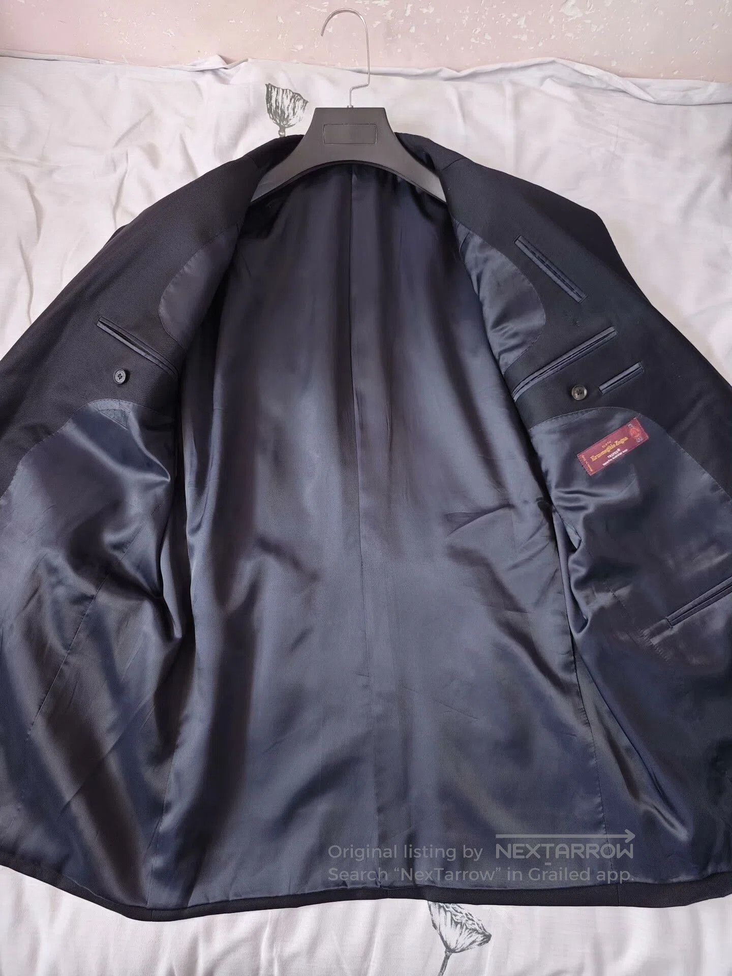 Ermenegildo Zegna Zegna Trofeo Black Wool Blazer. Size US L / EU 52-54 / 3 - 6 Thumbnail
