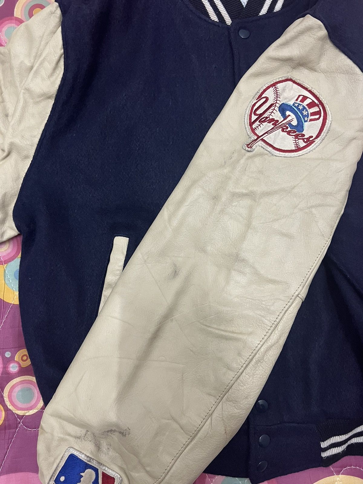 New York Yankees Vintage New York Yankees Old School Varsity Jacket Size US M / EU 48-50 / 2 - 12 Thumbnail