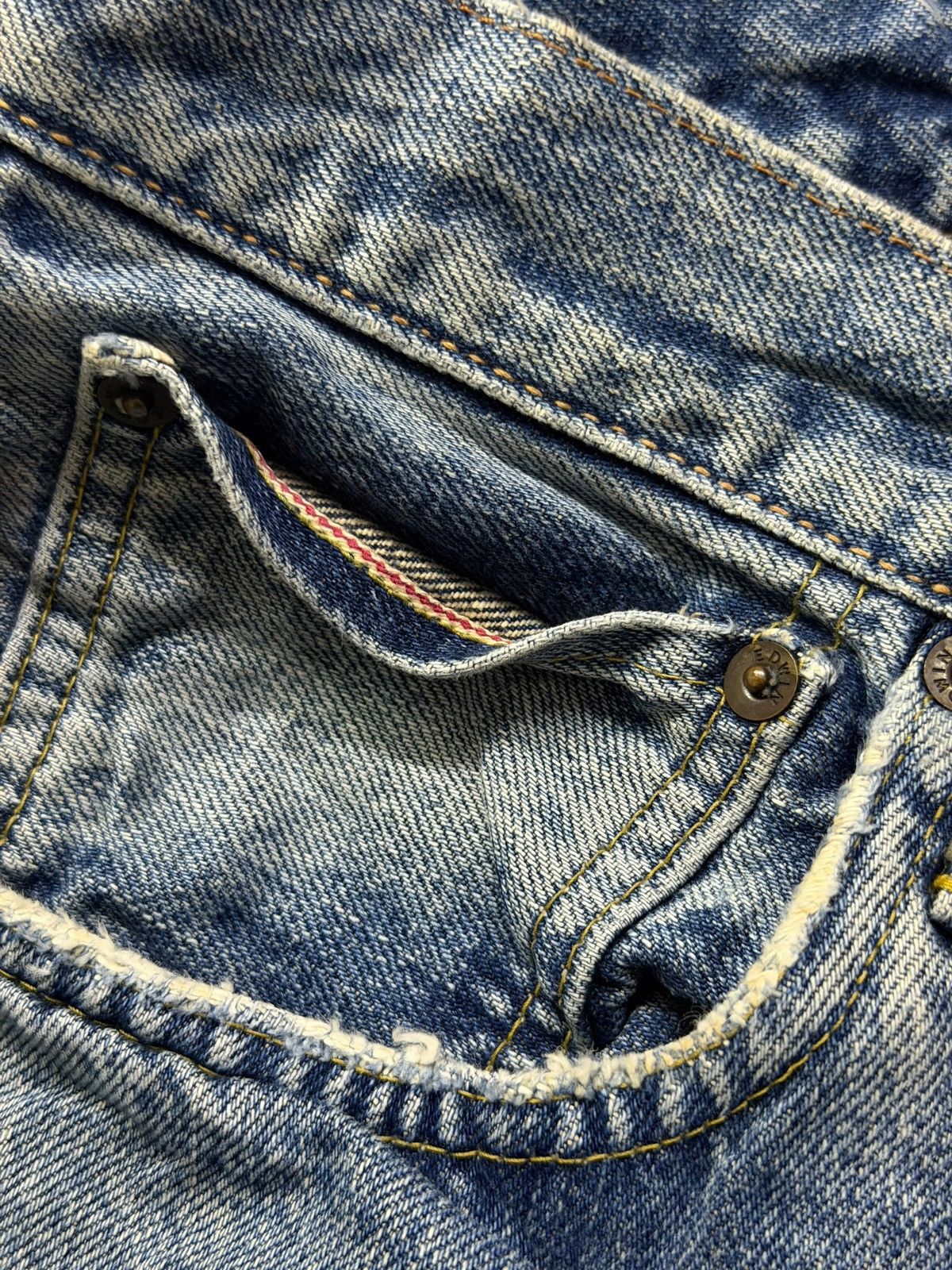 Edwin Vintage Edwin 505X Japan Selvedge Denim | Wide Straight W33 Size US 33 - 9 Thumbnail