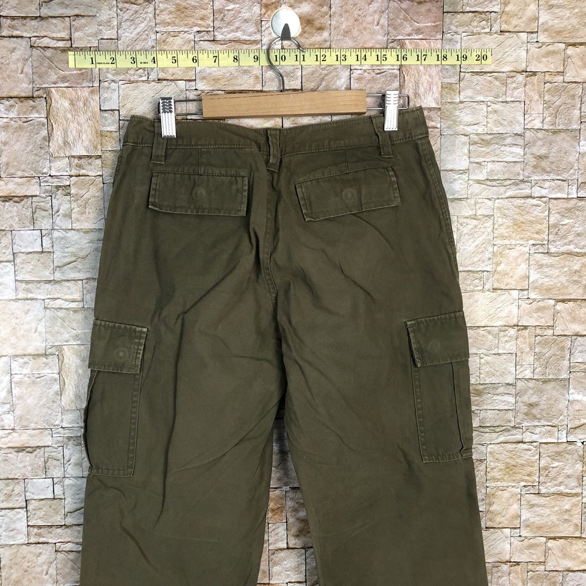 Japanese Brand Enracine Green Cargo Multipocket Pants #A318 Size US 28 / EU 44 - 17 Thumbnail