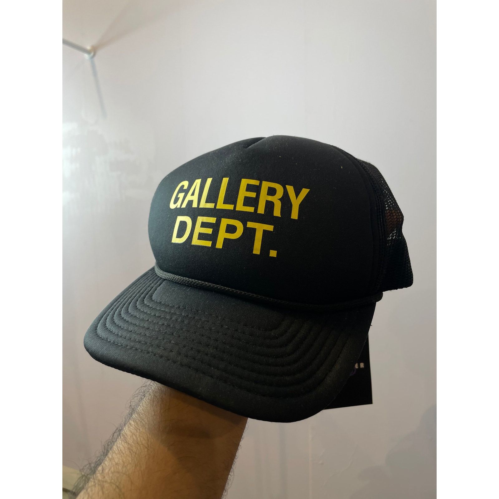 Gallery Dept. Galler Dept Black & Yellow Trucker Hat Size ONE SIZE - 1 Thumbnail