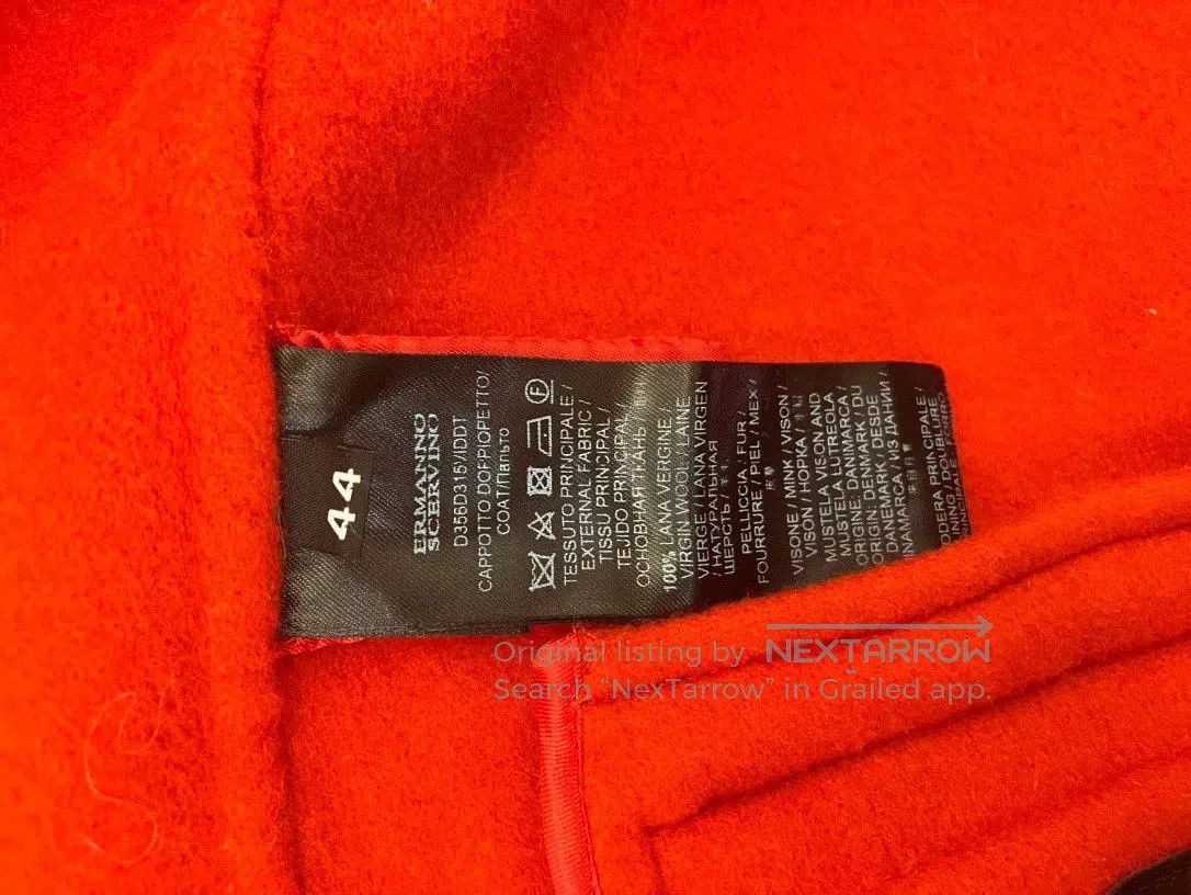 Ermanno Scervino Ermanno Scervino Red Wool Coat. Size M / US 6-8 / IT 42-44 - 9 Thumbnail