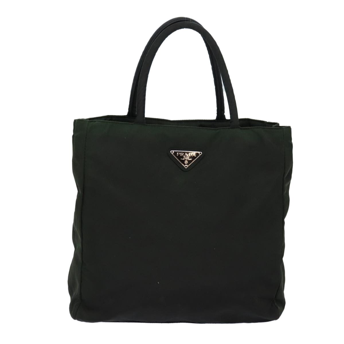 Prada Tessuto Khaki Synthetic Handbag (Pre-Owned) Size ONE SIZE - 1 Thumbnail