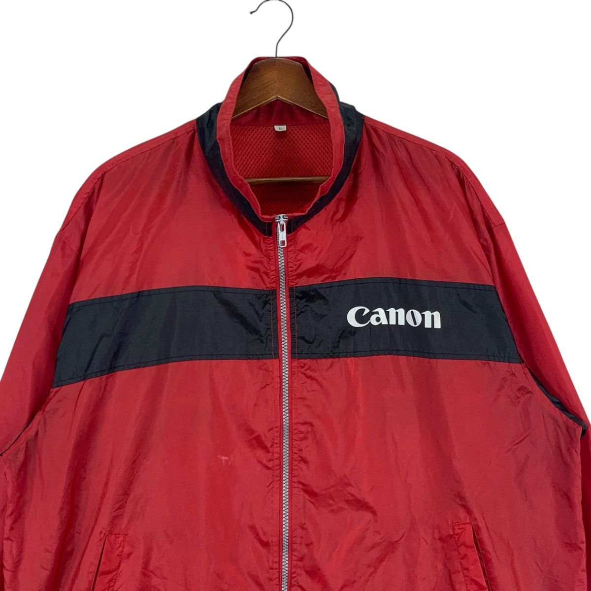 Canon × Japanese Brand × Vintage Vintage Canon Light Jacket Full Zipper Size US L / EU 52-54 / 3 - 2 Thumbnail
