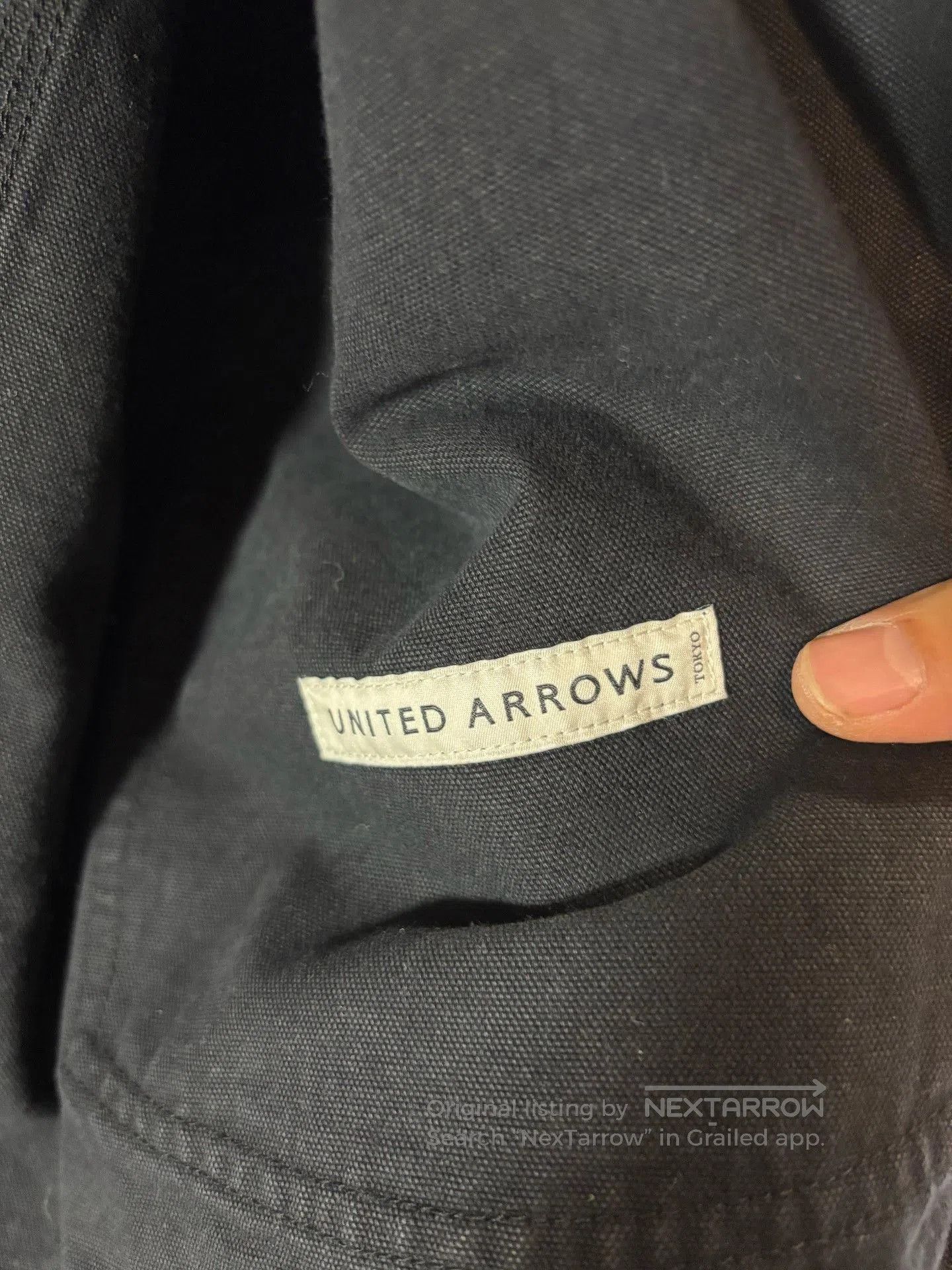 United Arrows United Arrows Distressed Patchwork Collar Jacket. Size US L / EU 52-54 / 3 - 8 Thumbnail