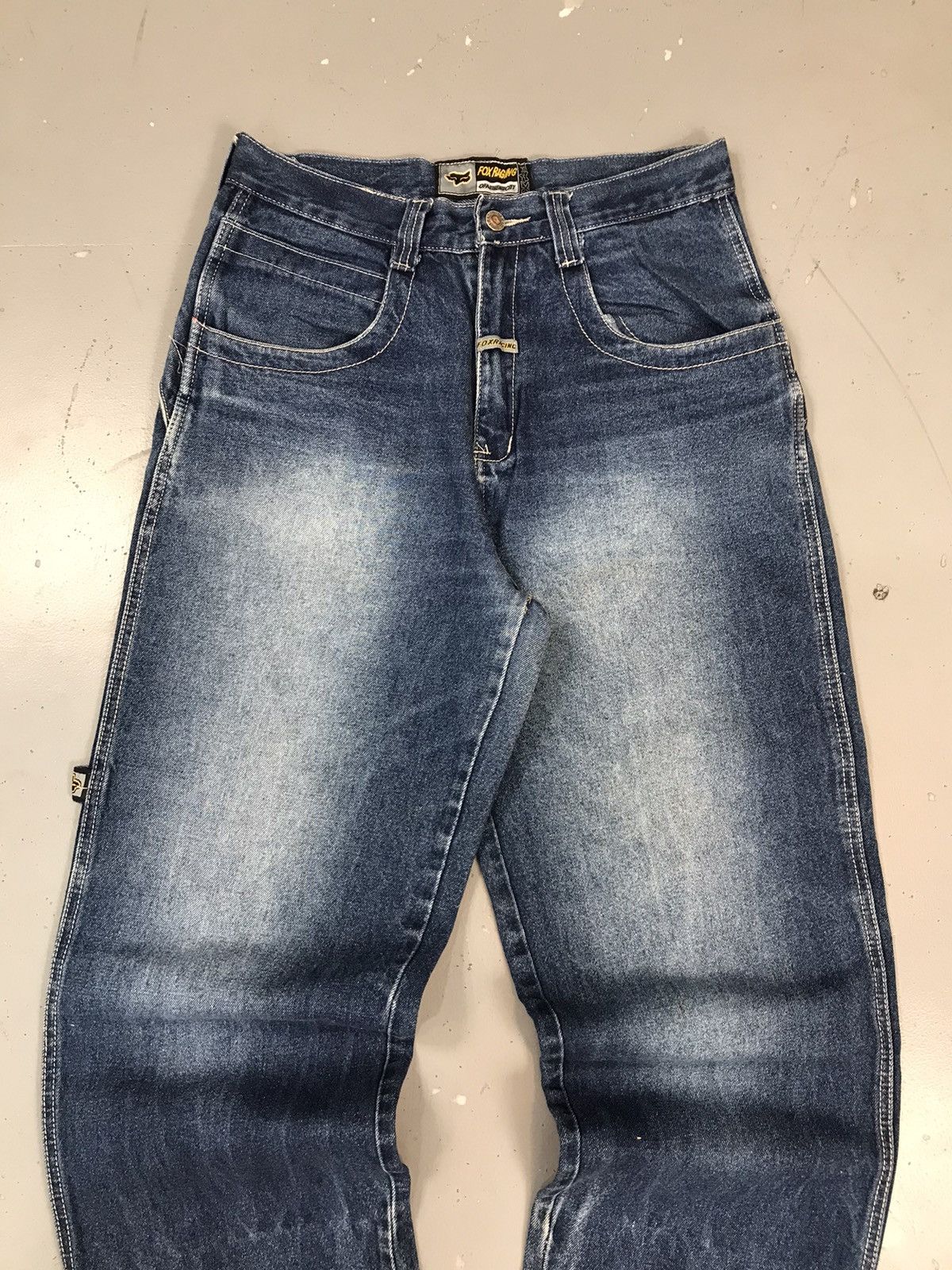 Fox Racing × Vintage Vintage fox racing logo embroidered big pocket denim Size US 32 / EU 48 - 4 Thumbnail