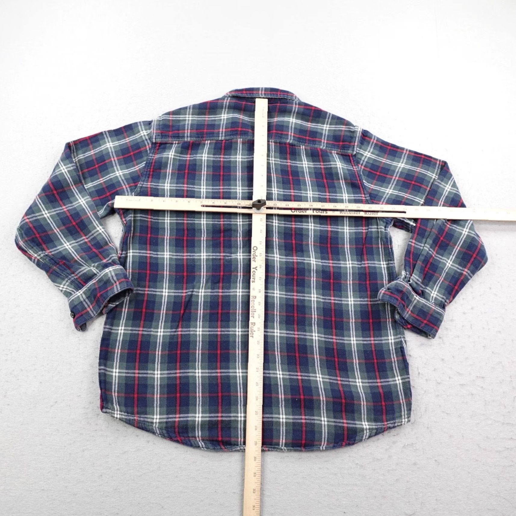 Carbon2Cobalt Carbon 2 Cobalt Shirt Mens Large Blue Plaid Flannel Button Up Casual Size US L / EU 52-54 / 3 - 5 Thumbnail