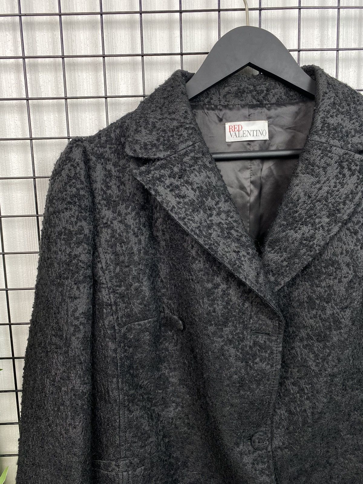 RED Valentino RED Valentino Wool Jacket Women Blazer Black Coat Size L / US 10 / IT 46 - 6 Thumbnail