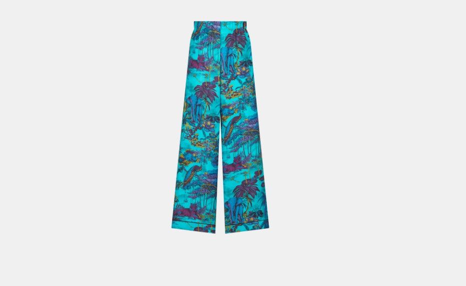 Dior o1w1db10824 Dior Chez Moi Pant in Multicolor Size 25" / US 0 / IT 36 - 1 Thumbnail