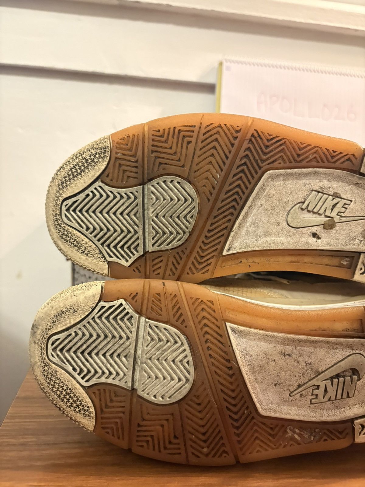 Nike × Off-White Off-White Nike Air Jordan 4 Sail US8 Size US 8 / EU 41 - 16 Thumbnail