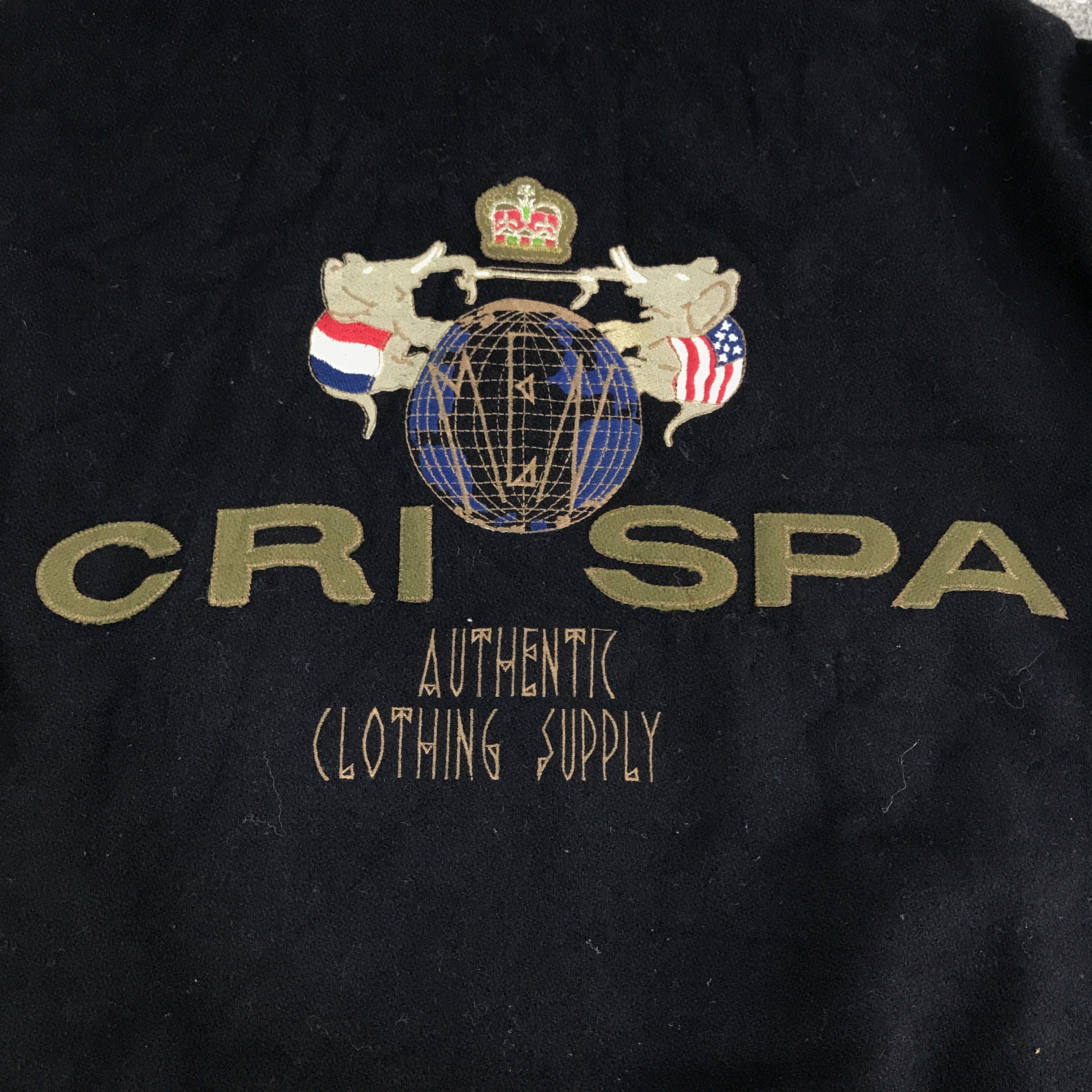 Japanese Brand Vintage crispa Snap button Varsity jacket K123B12 Size US M / EU 48-50 / 2 - 12 Thumbnail